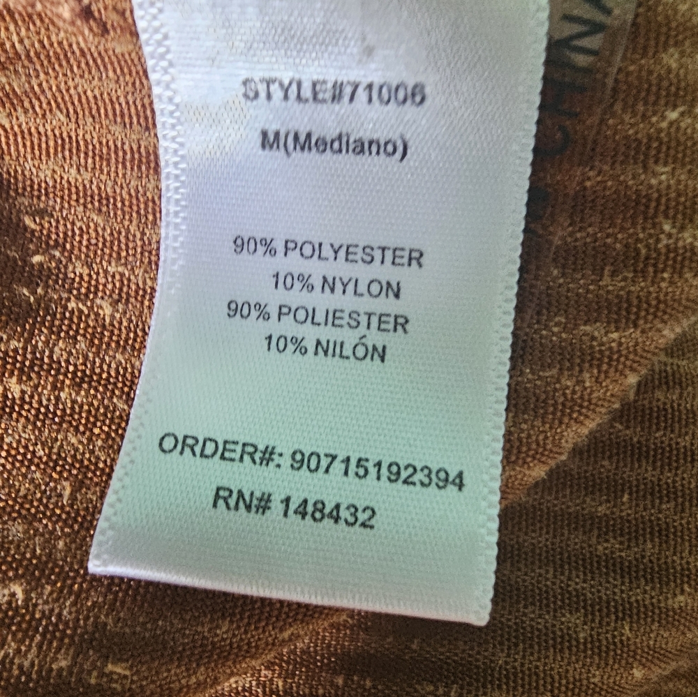 Beceel Corduroy Button-Front Skirt in Tan Women's Sz M - Picture 7 of 8